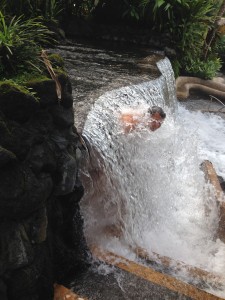 Massaggio cervicale alla cascata